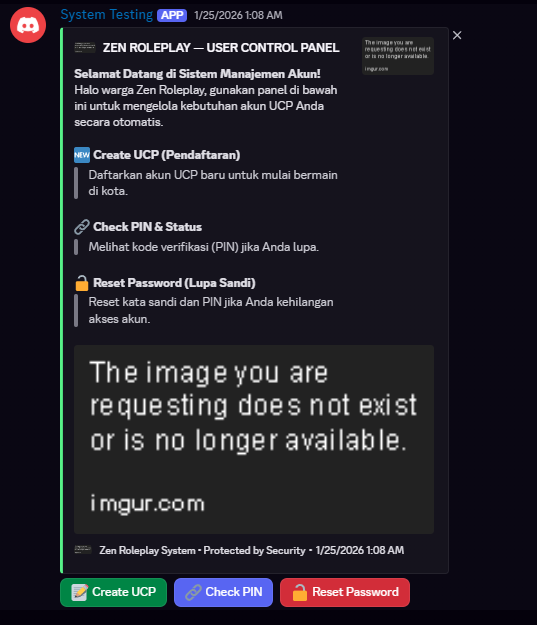 Discord Bot UCP V1.0.0
